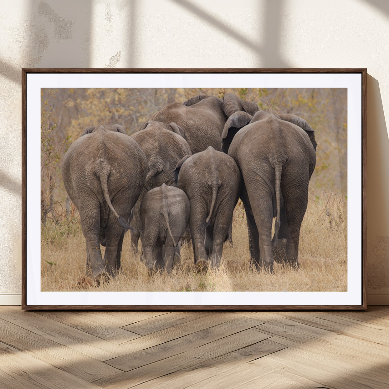 MGC-FP-36x24 - Wild Elephant Wall Art Canvas Print