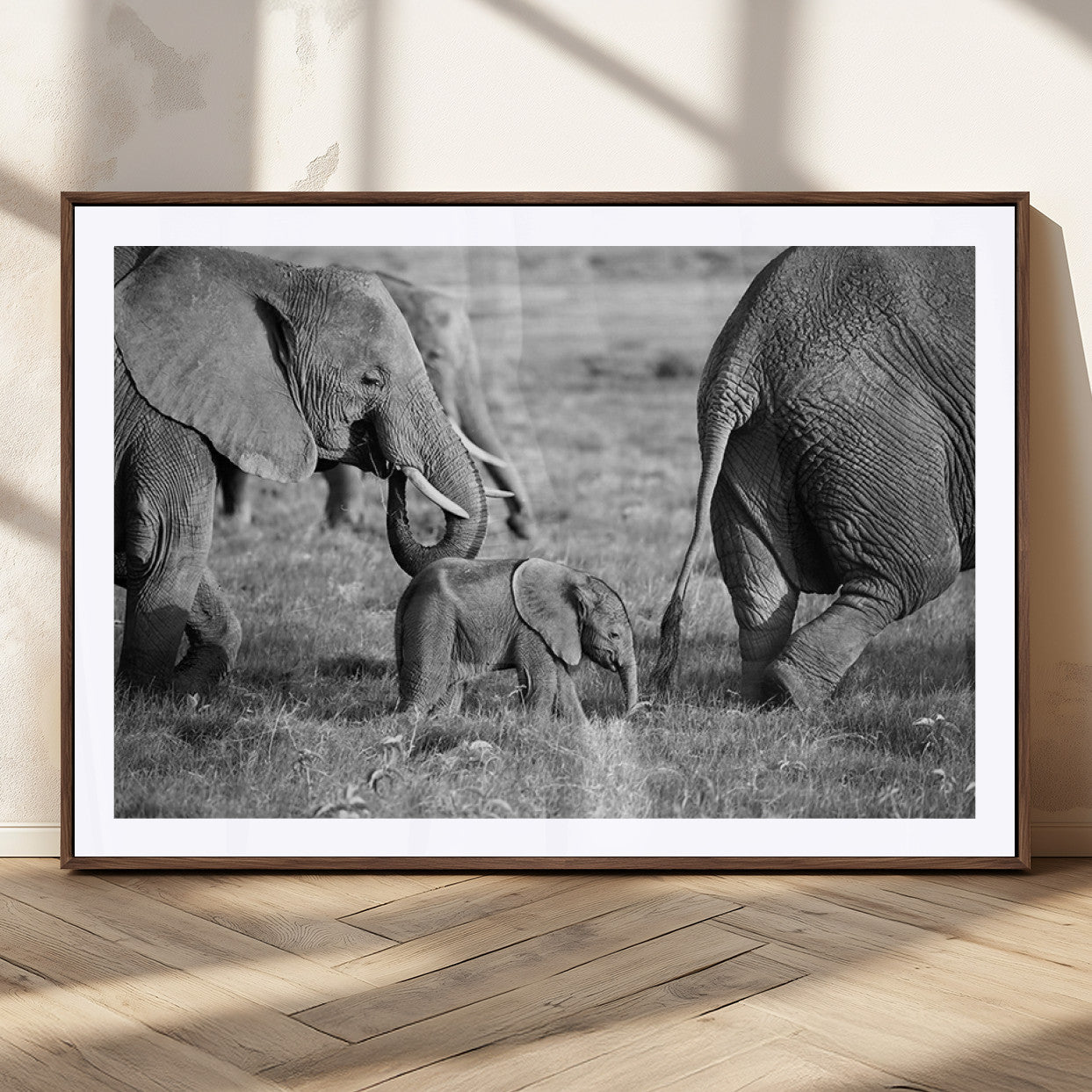 MGC-FP-36x24 - Wild Elephant Wall Art Canvas Print