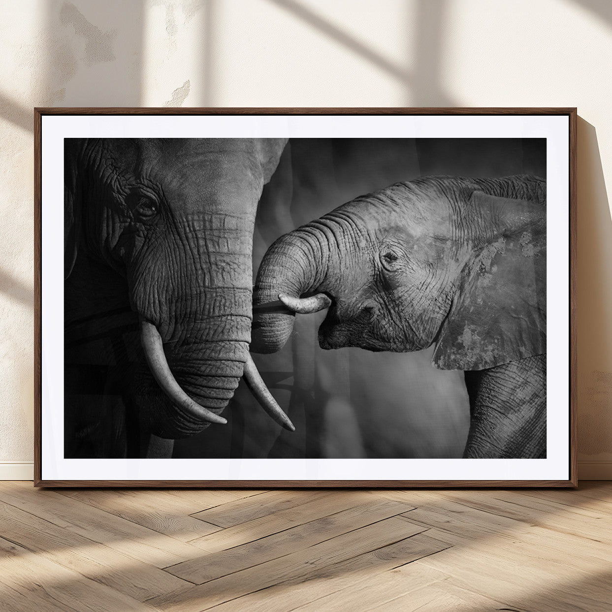 MGC-FP-36x24 - Wild Elephant Wall Art Canvas Print