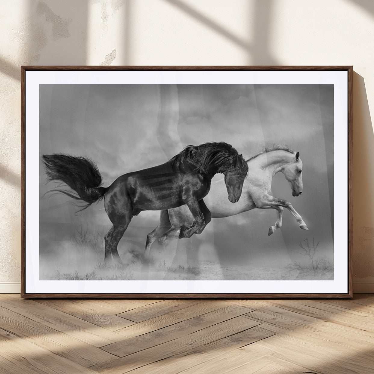 MGC-FP-36x24 - Wild Horses Wall Art Canvas Print