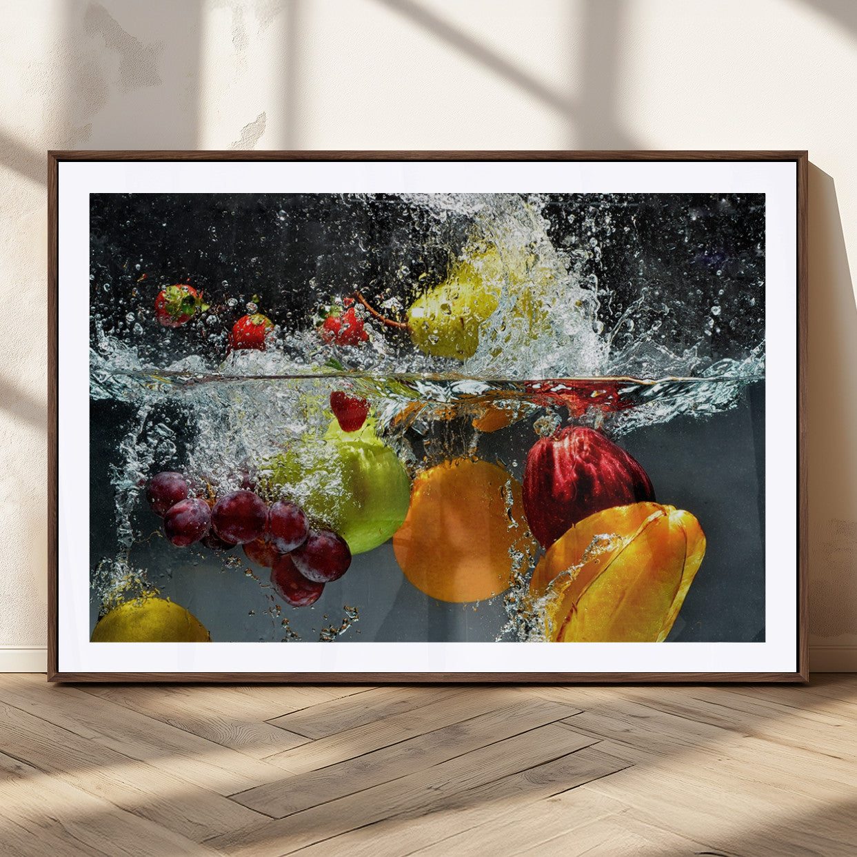 MGC-FP-36x24 - Kithen Vegetables World Wall Art Canvas Print