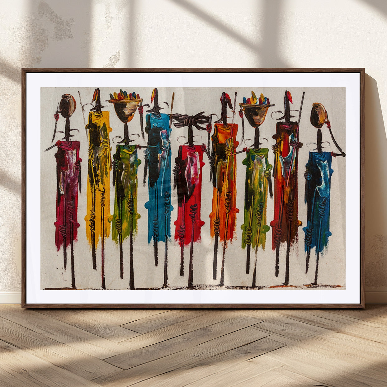 MGC-FP-36x24 - Abstract African Women Wall Art Canvas Print