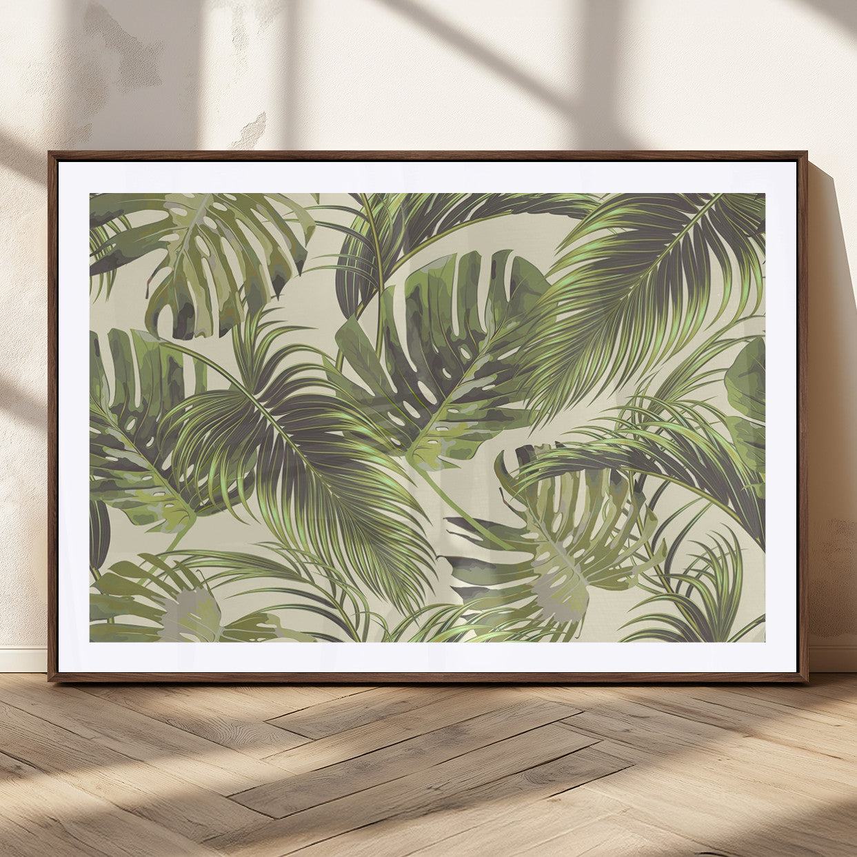MGC-FP-36x24 - Palm Leaves Canvas Print