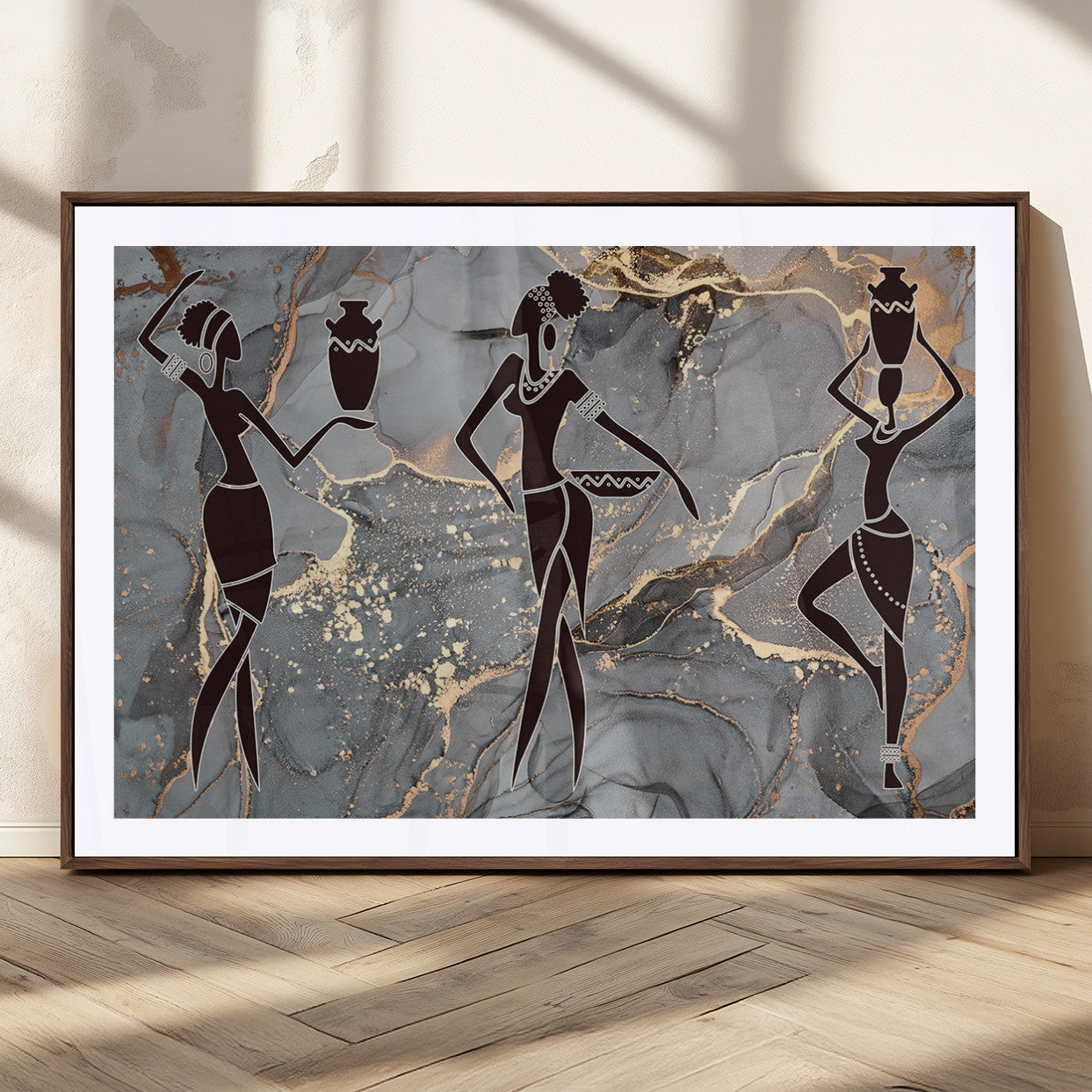 MGC-FP-36x24 - Abstract African Womens Art Canvas Print