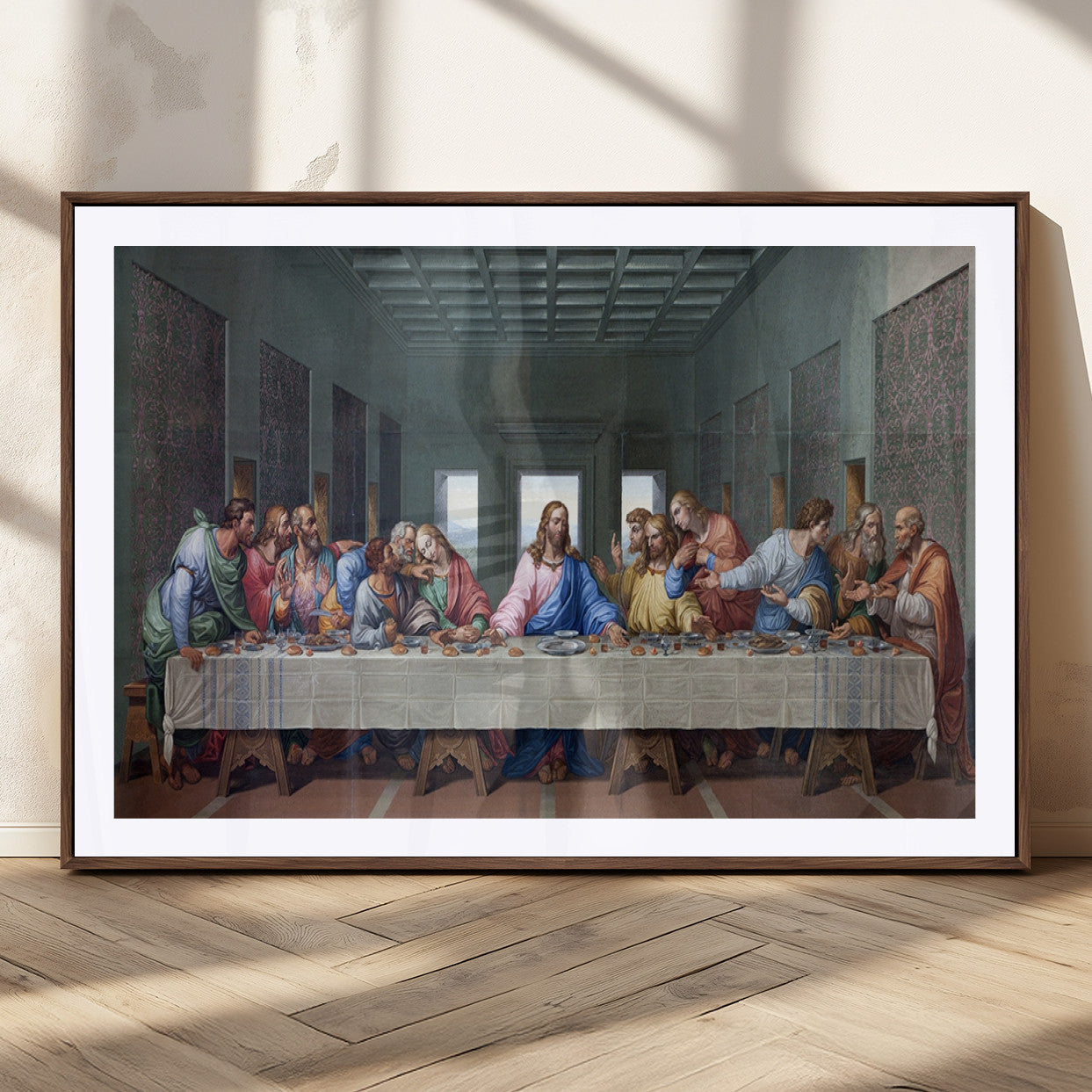 MGC-FP-36x24 - The Last Supper Multi Panel Canvas Wall Art