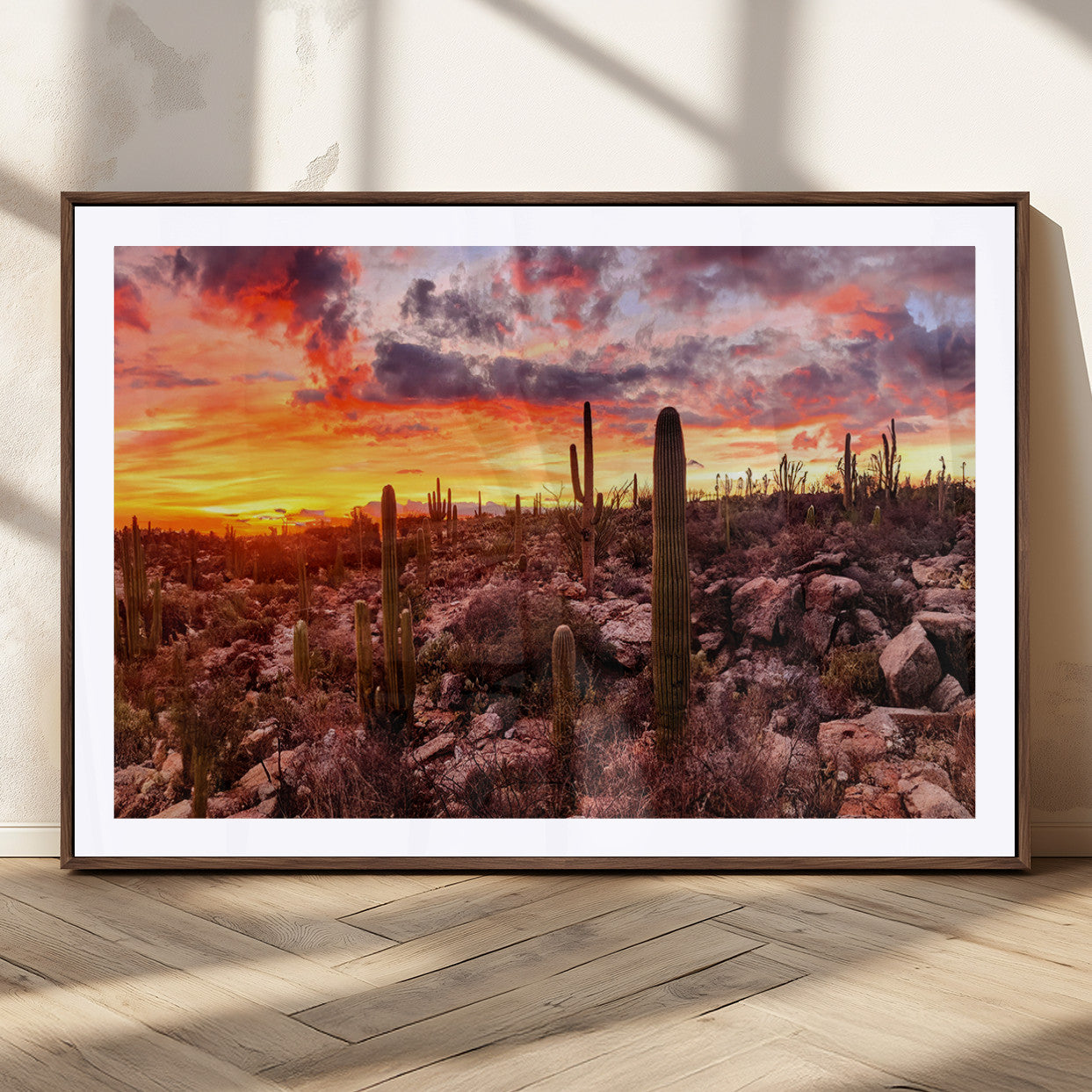 MGC-FP-36x24 - Arizona Desert Print, Western Cowboy Wall Art Print