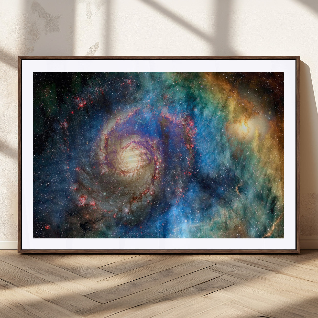MGC-FP-36x24 - Spiral Galaxy Wall Art Canvas Print