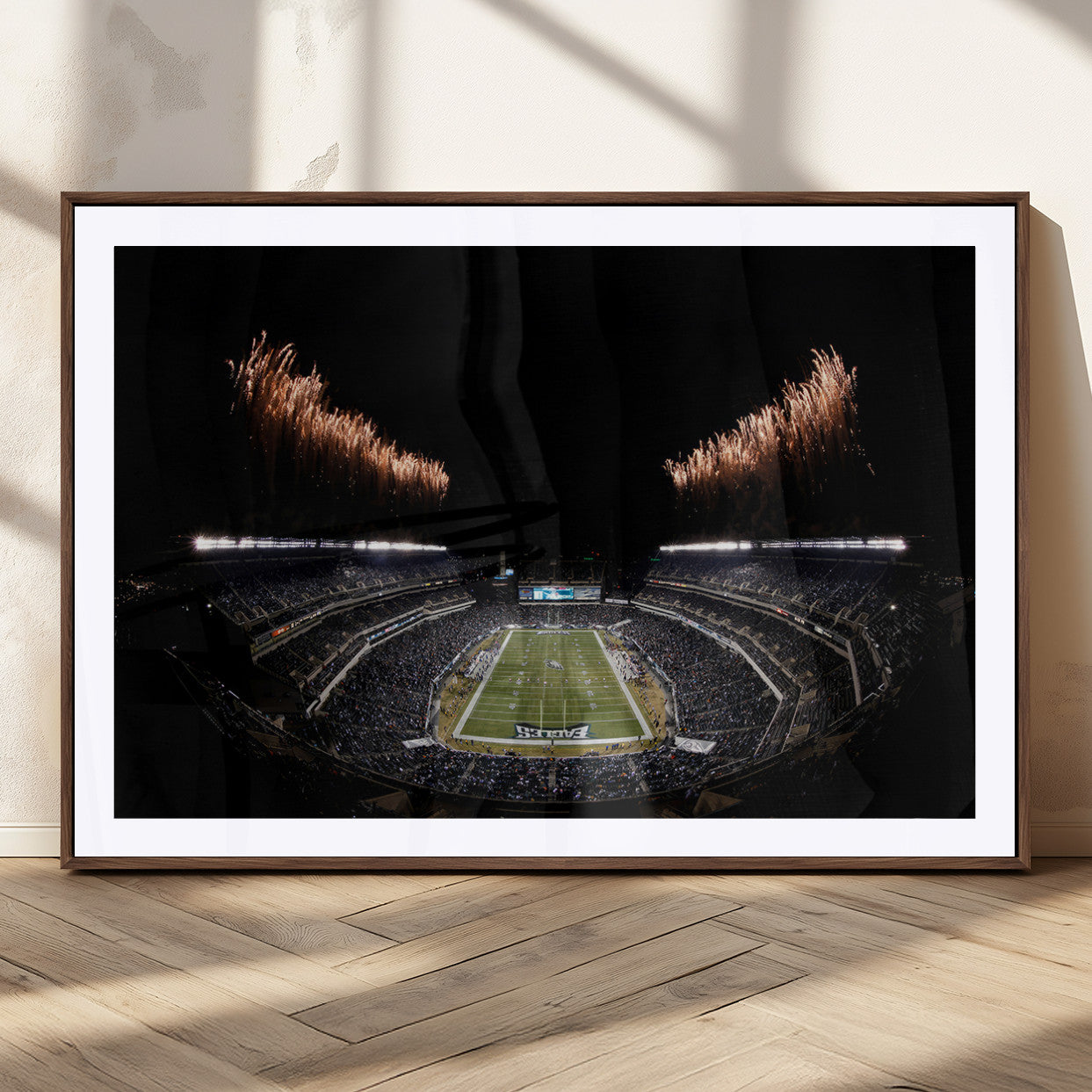 MGC-FP-36x24 - Eagles Field Stadium Wall Art | Philadelphia Eagles Football Team Print - Philadelphia Lincoln