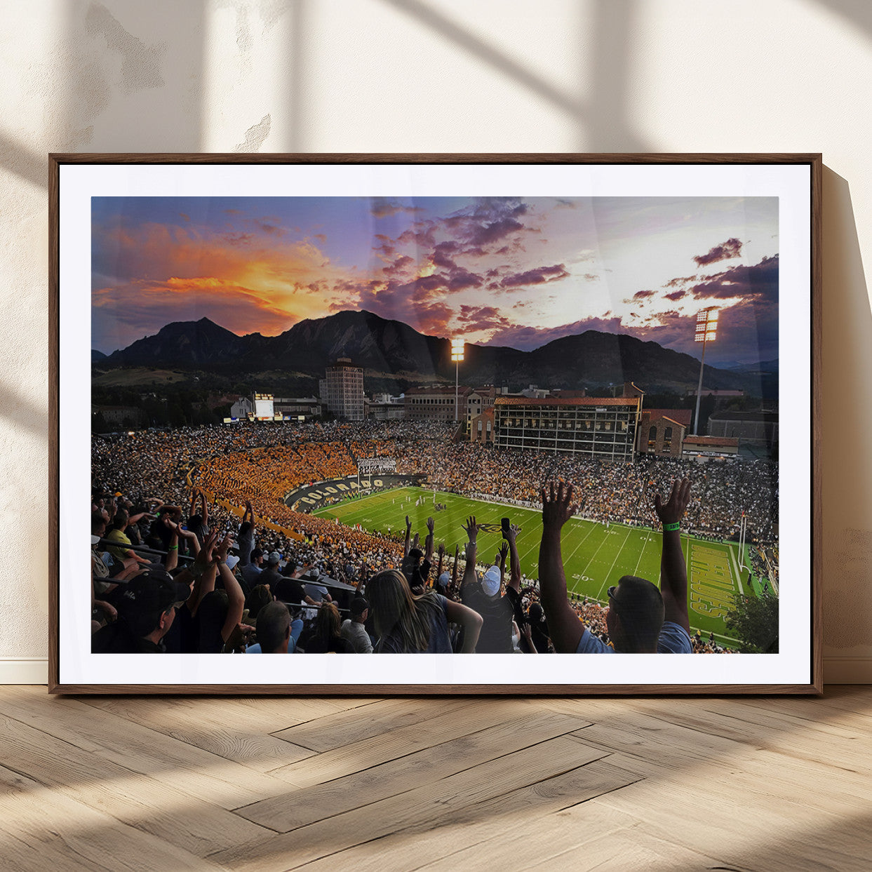 MGC-FP-36x24 - Folsom Field - University of Colorado Buffaloes Football Stadium Wall Art, Colorado Buffaloes Wall