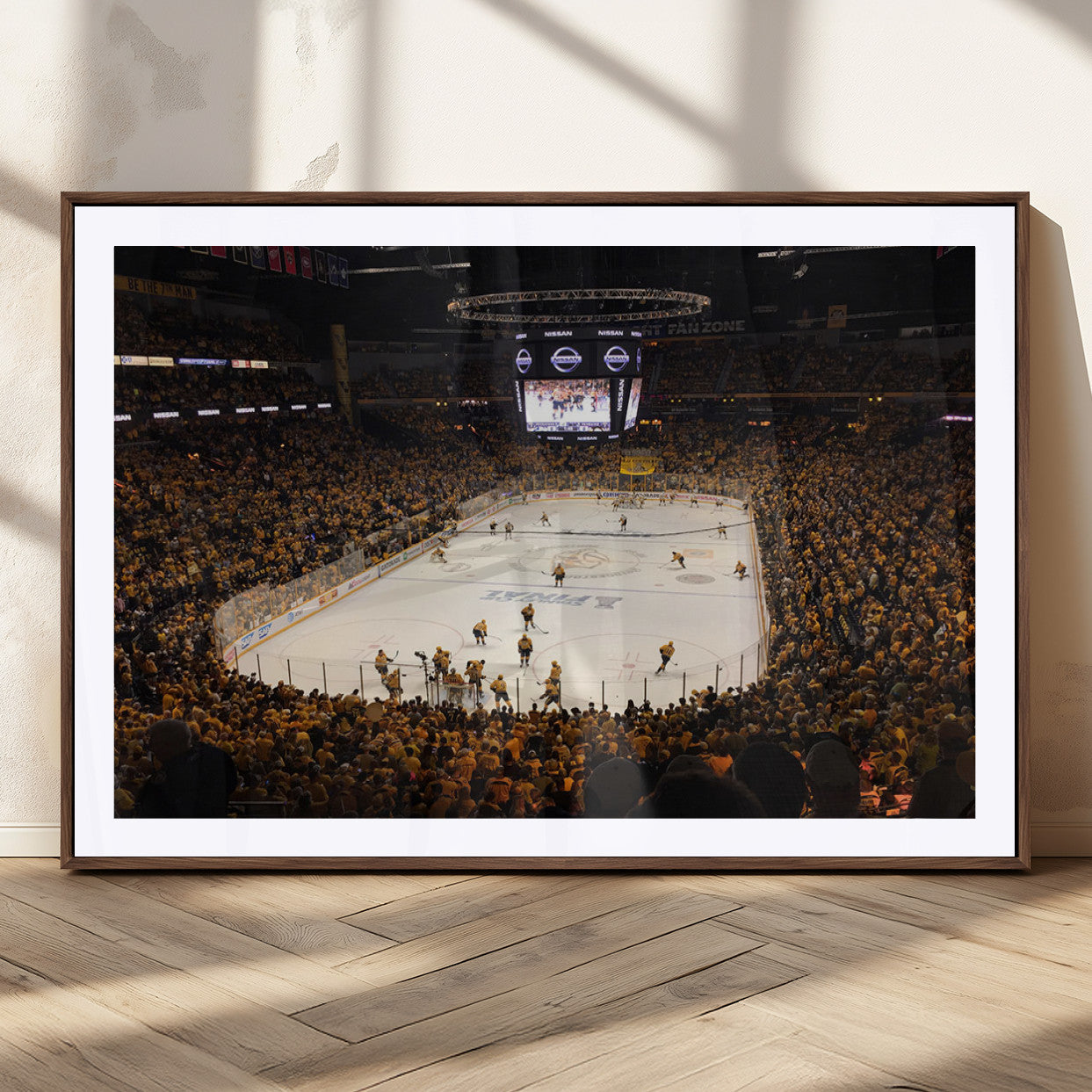MGC-FP-36x24 - Bridgestone Arena - Nashville Predators Hockey Team Print - Nashville Wall Art Canvas Print