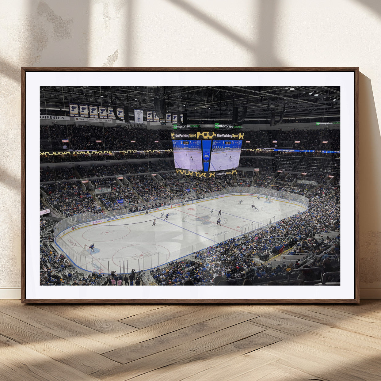 MGC-FP-36x24 - Enterprise Center Missouri St. Louis Blues Hockey Stadium Wall Art Canvas Print