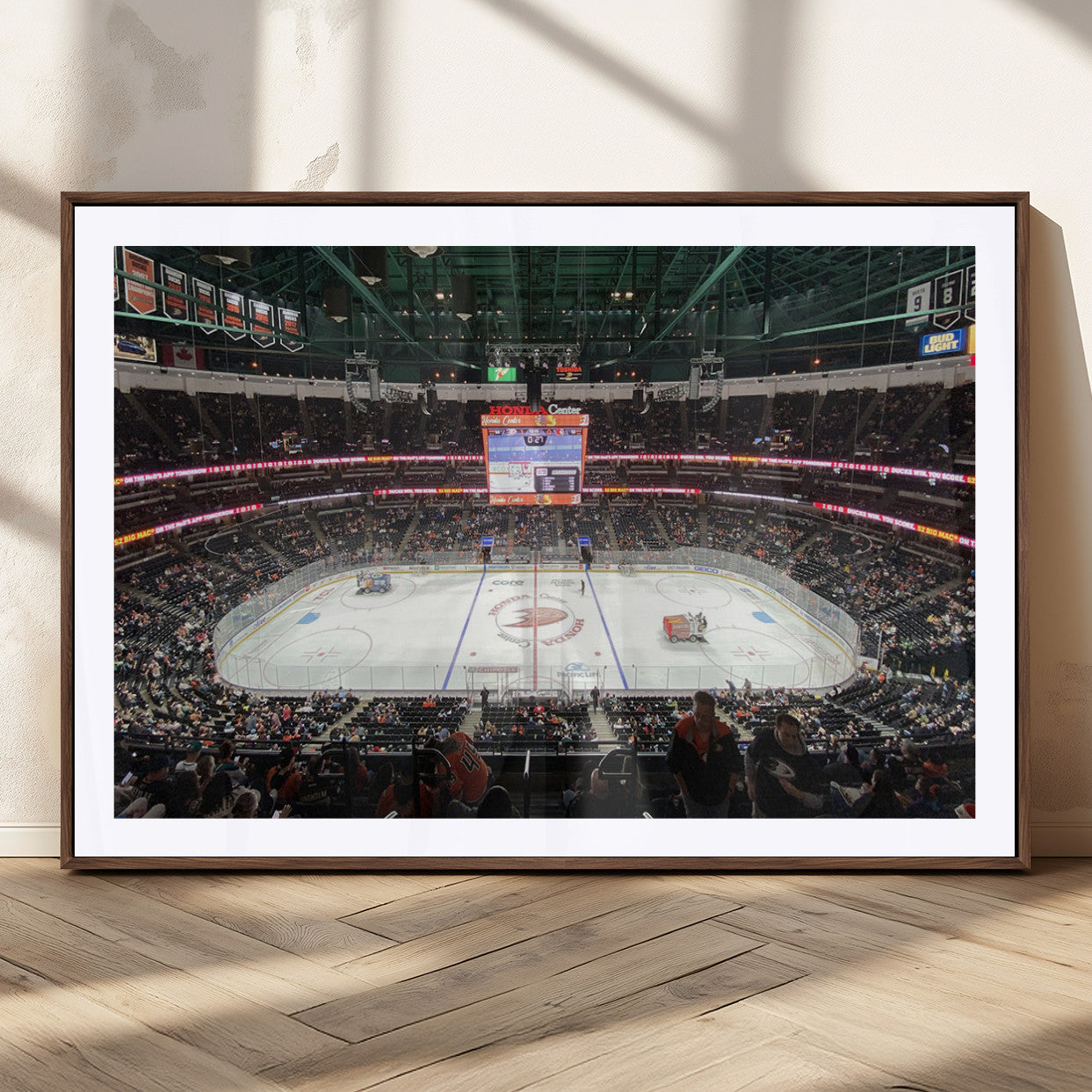MGC-FP-36x24 - Honda Center California Anaheim Ducks Ice Hockey Stadium Canvas Print Wall Art