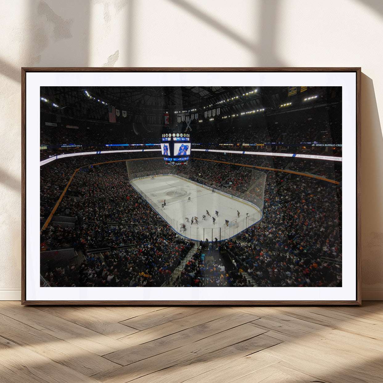 MGC-FP-36x24 - KeyBank Center New York Buffalo Sabres Hockey Stadium Canvas Print Wall Art