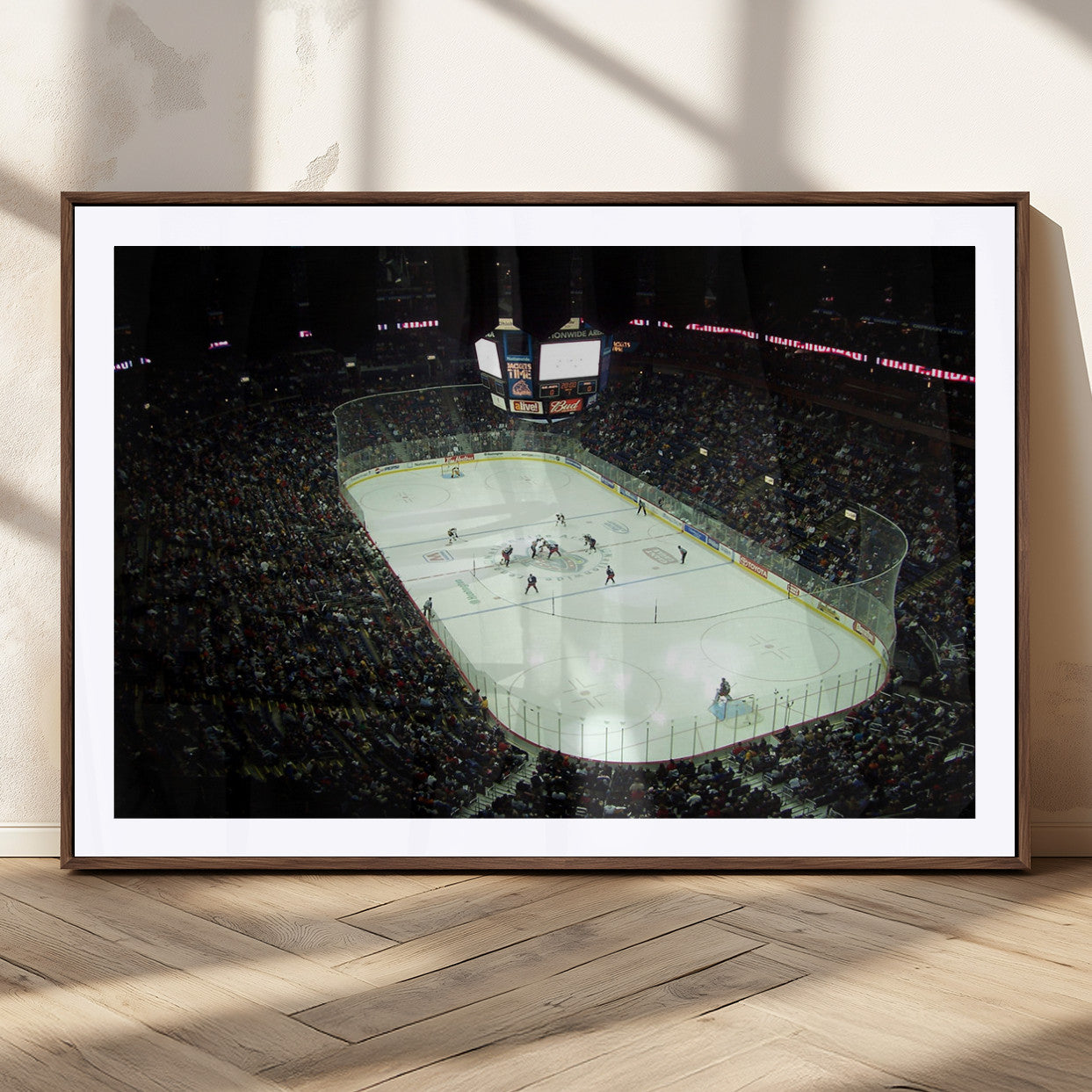 MGC-FP-36x24 - Nationwide Arena Ohio Columbus Blue Jackets Hockey Stadium Canvas Print Wall Art