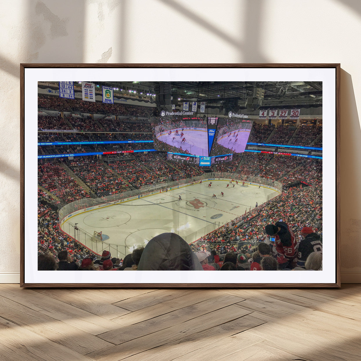 MGC-FP-36x24 - Prudential Center Newark New Jersey Devils Hockey Stadium, New Jersey Devils Hockey Stadium Canvas