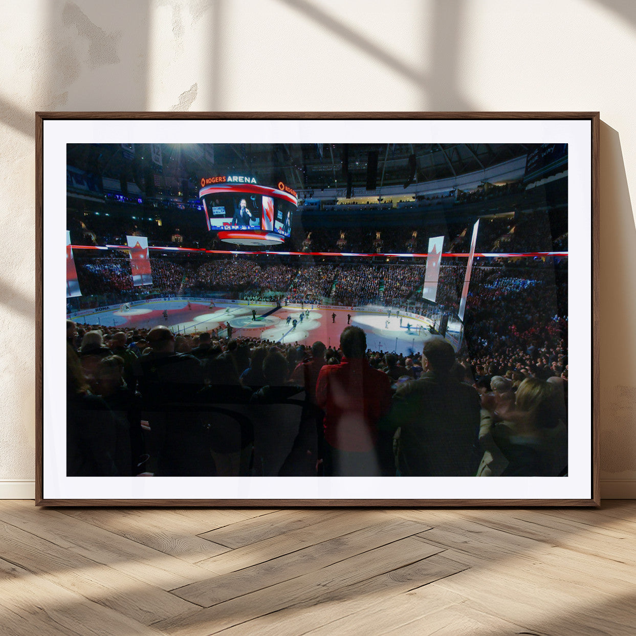 MGC-FP-36x24 - Rogers Arena Vancouver Canucks Ice Hockey Stadium Wall Art, Vancouver Canucks Ice Hockey Print