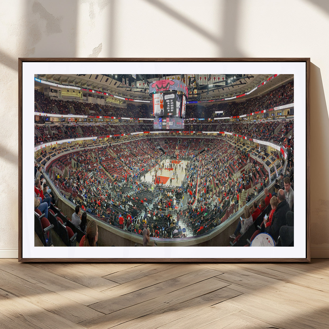 MGC-FP-36x24 - United Center Chicago Bulls Stadium Wall Art Canvas Print