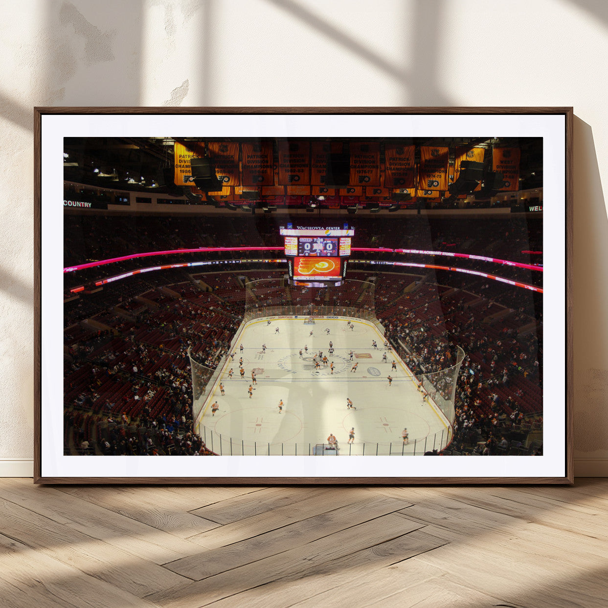 MGC-FP-36x24 - Wachovia Center Priort of Lyers Game Ice Hockey Stadium Canvas Print, Lyers Game Ice Hockey Stadium