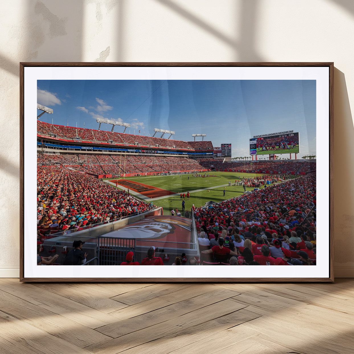 MGC-FP-36x24 - Florida Tampa Raymond James Stadium Wall Art Canvas Print - NFL Football Stadium Print