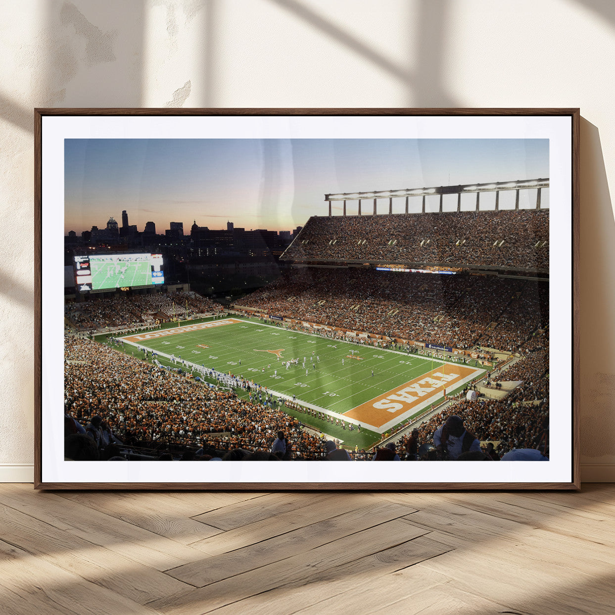 MGC-FP-36x24 - Darrell K Royal-Texas Memorial Stadium Canvas Wall Art - Texas Longhorns Football Match