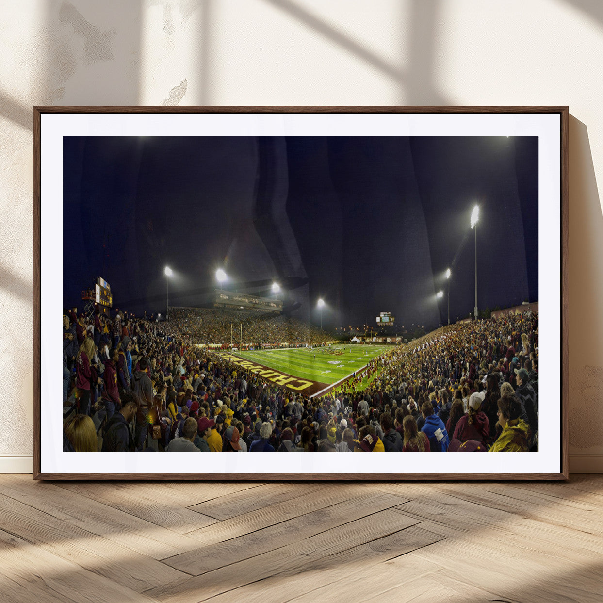 MGC-FP-36x24 - Central Michigan University Chippewas Canvas Wall Art, Football Team Print - Mount Pleasant