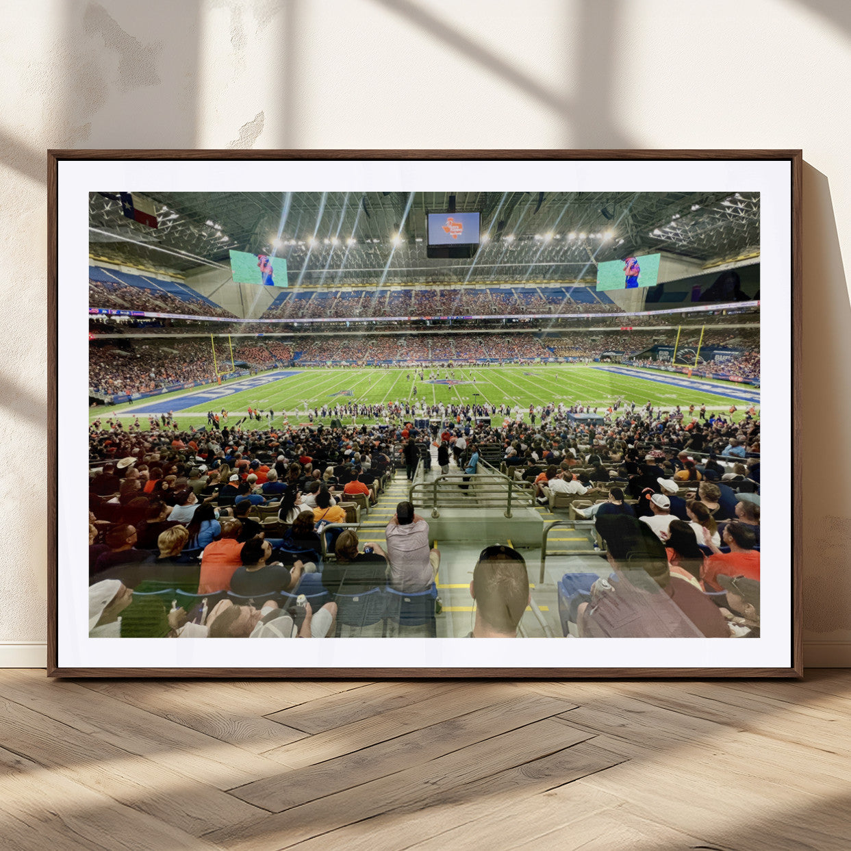 MGC-FP-36x24 - The University of Texas at San Antonio Roadrunners Football Team Print - San Antonio Alamodome Wall