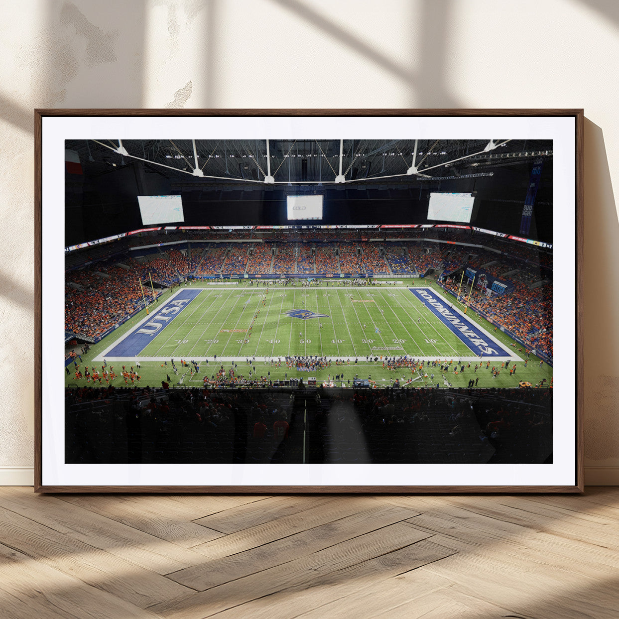 MGC-FP-36x24 - The University of Texas at San Antonio Roadrunners Football Team Print - San Antonio Alamodome Wall