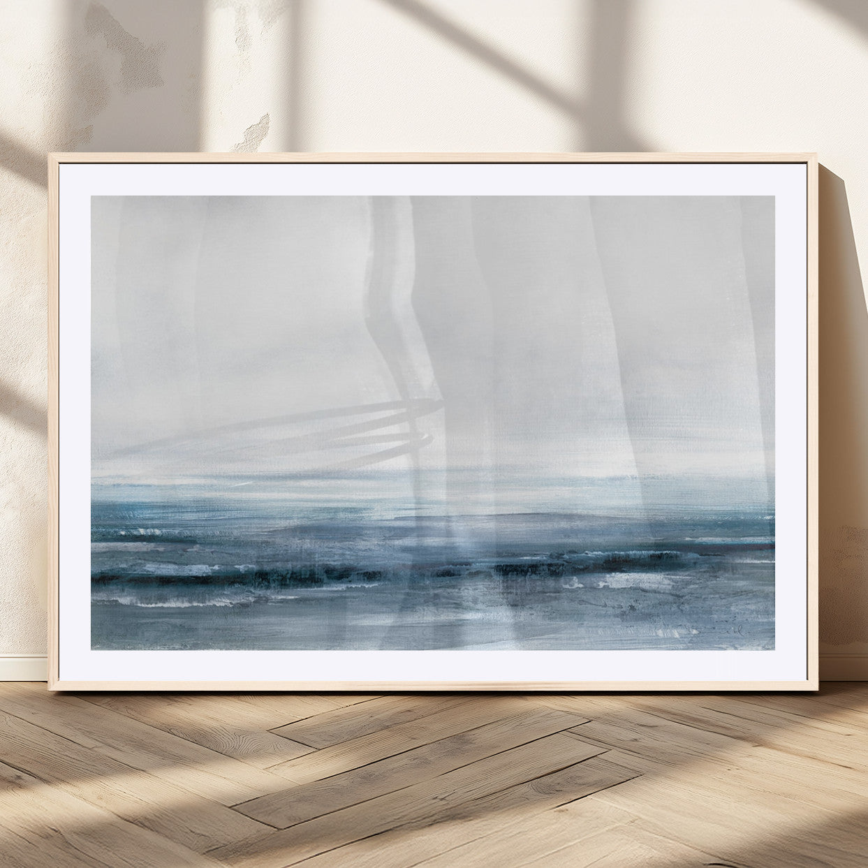 MGC-FP-36x24 - Blue Ocean Abstract Artwork Wall Art Canvas Print