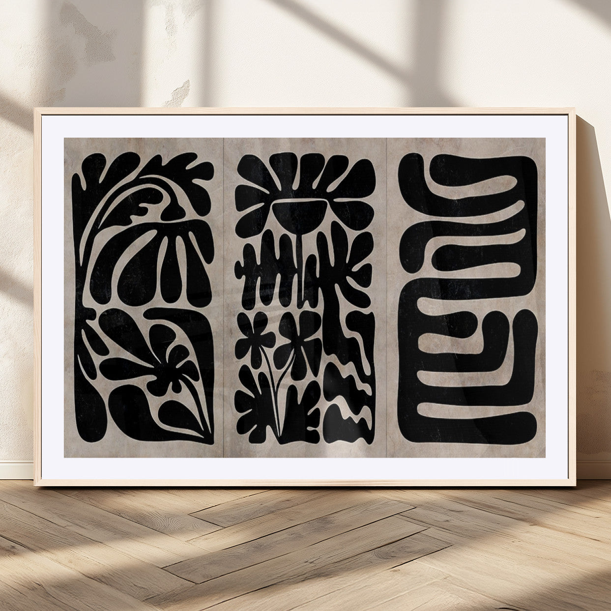 MGC-FP-36x24 - Canvas Print Wall Art Abstract Art Boho, Framed Boho Art Canvas Print