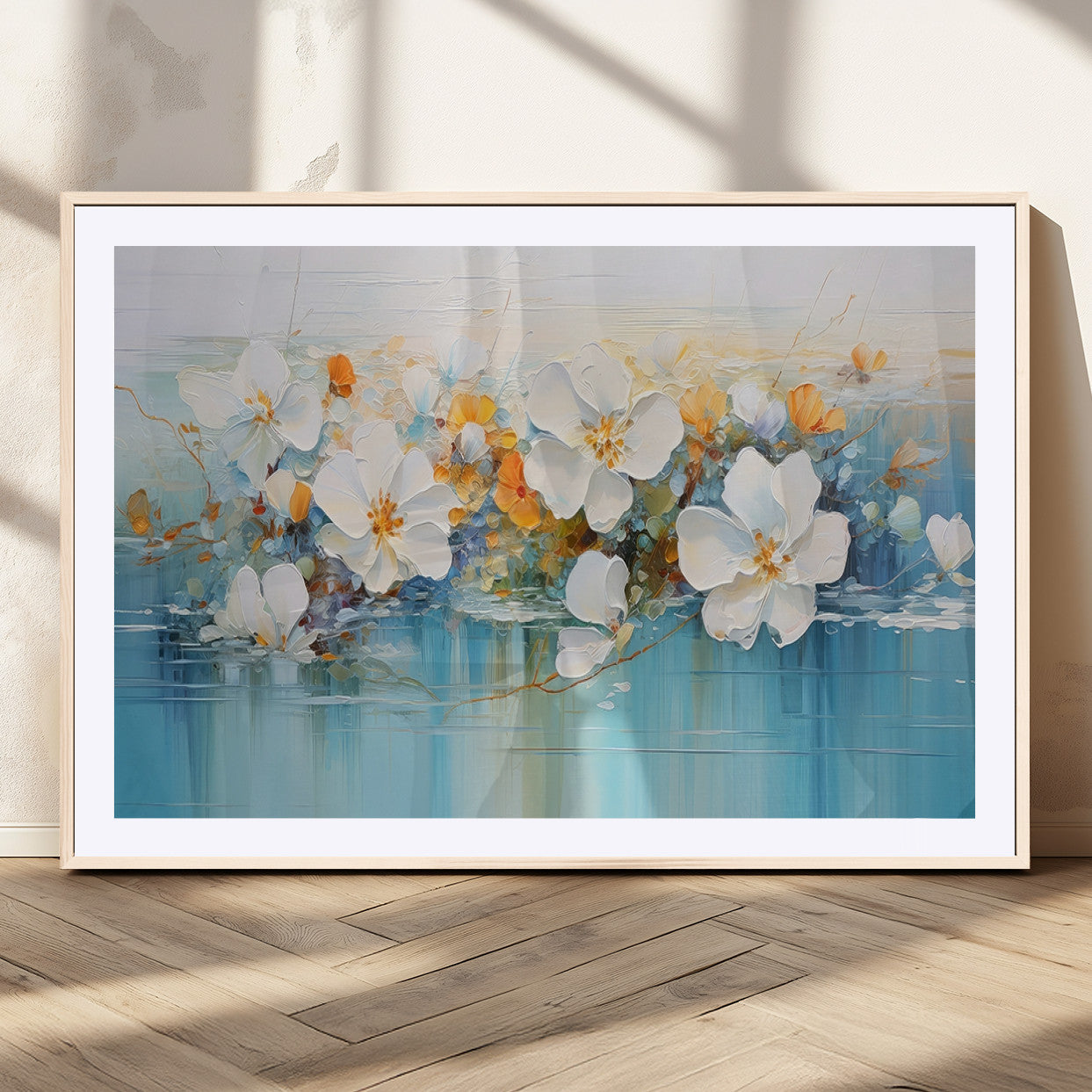 MGC-FP-36x24 - Abstract Flower Wall Art Canvas Print