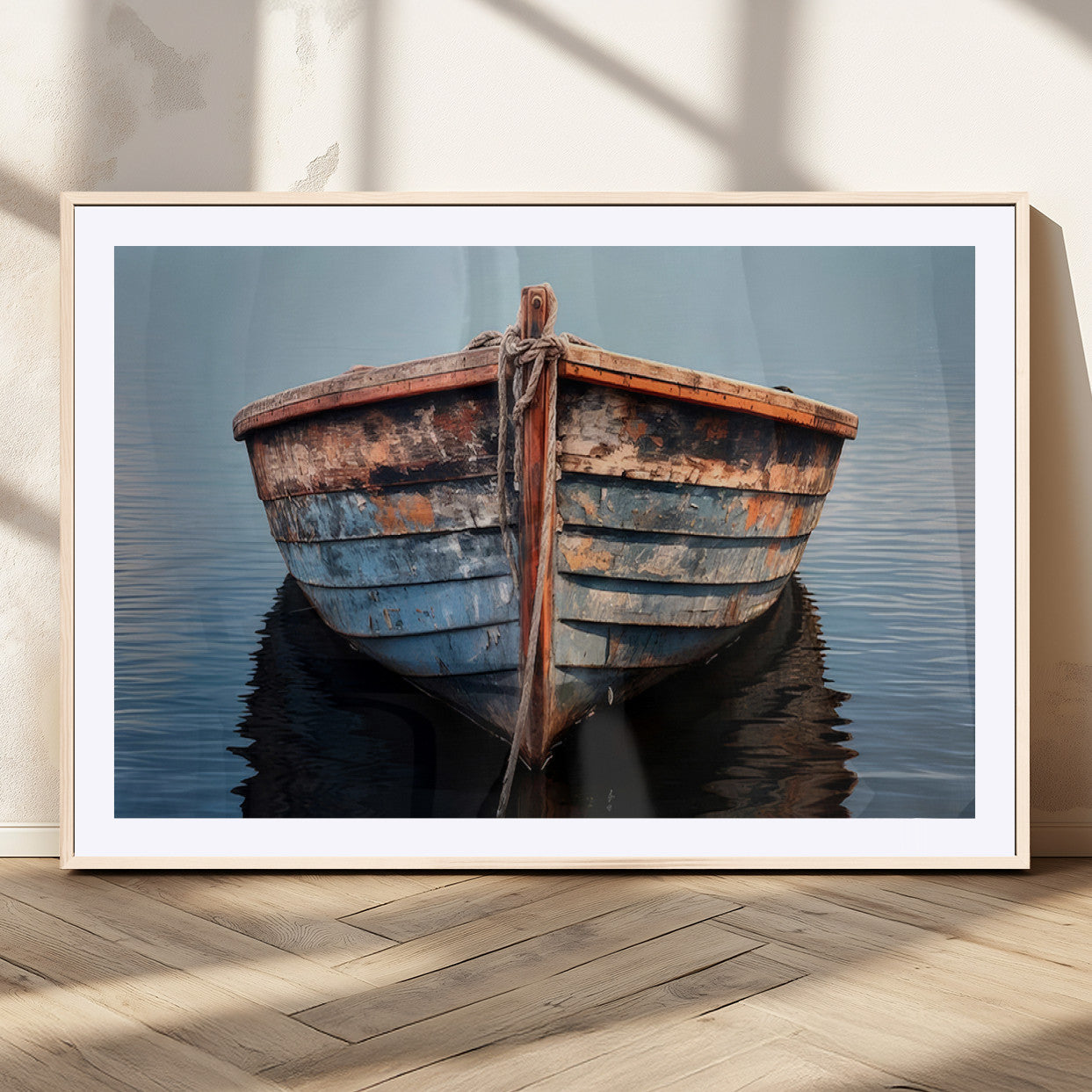 MGC-FP-36x24 - Stunning Vintage Boat Canvas Print | Nautical Wall
