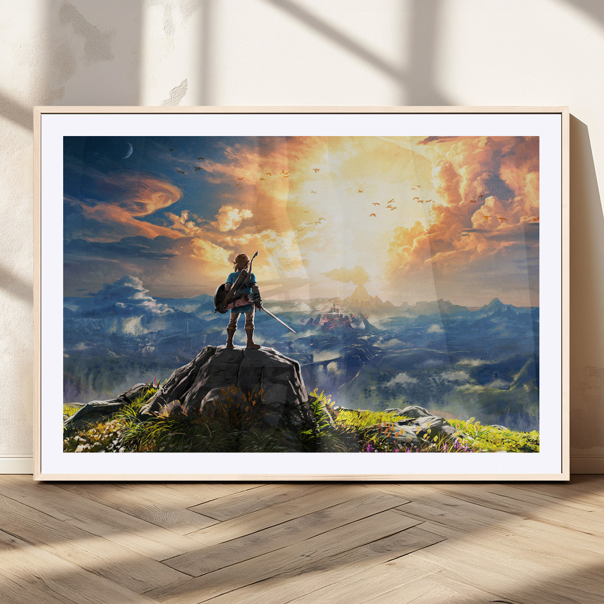 MGC-FP-36x24 - Legend of Zelda Breath of the Wild Game Wall Art Canvas, Legend of Zelda Canvas Print