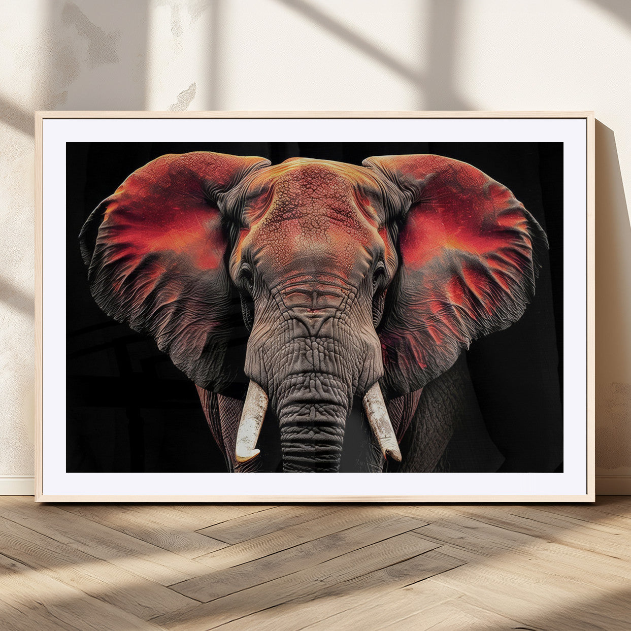 54719-MGC-FP-36x24_Natural-Elephant Wall Art Canvas Print