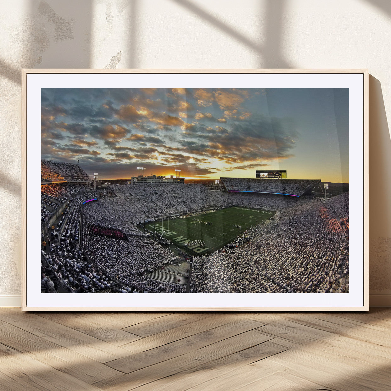 MGC-FP-36x24 - Beaver Stadium Wall Art - Penn State Stadium Wall Art | Penn Nittany Lions Football Match for Sport