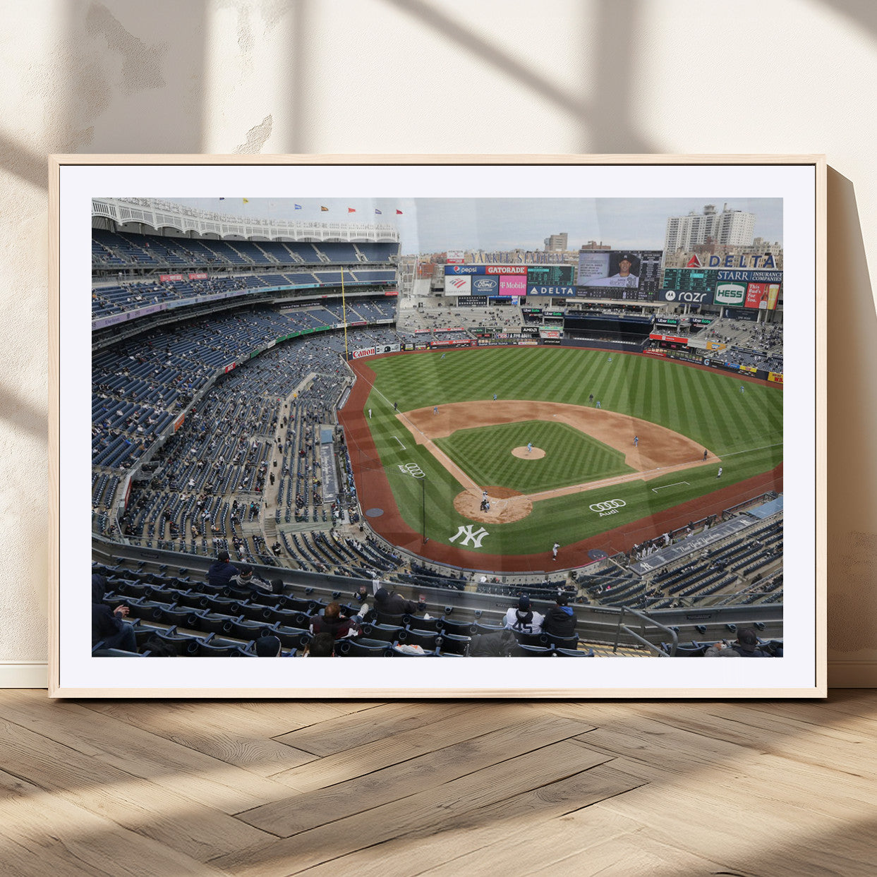 -New York Yankees Baseball Team Print - Yankee Stadium Wall Art Canvas Print