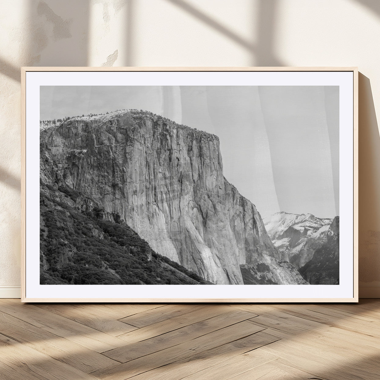 39393420-MGV-CV-36X24 - El Capitan Yosemite Mountain Wall Art – Yosemite Cliff Canvas Print, Rugged Terrain and Timeless Wilderness Decor for Office, Living Room or Cabin