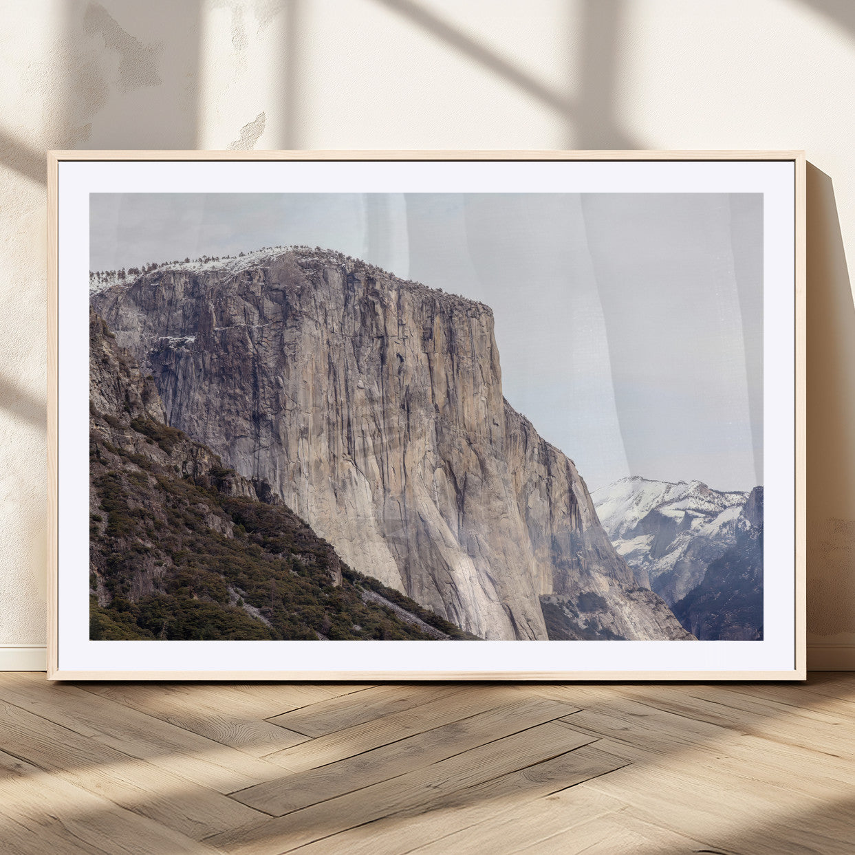 74506434-MGV-CV-36X24 - El Capitan Yosemite Mountain Wall Art – Yosemite Cliff Canvas Print, Rugged Terrain and Timeless Wilderness Decor for Office, Living Room or Cabin