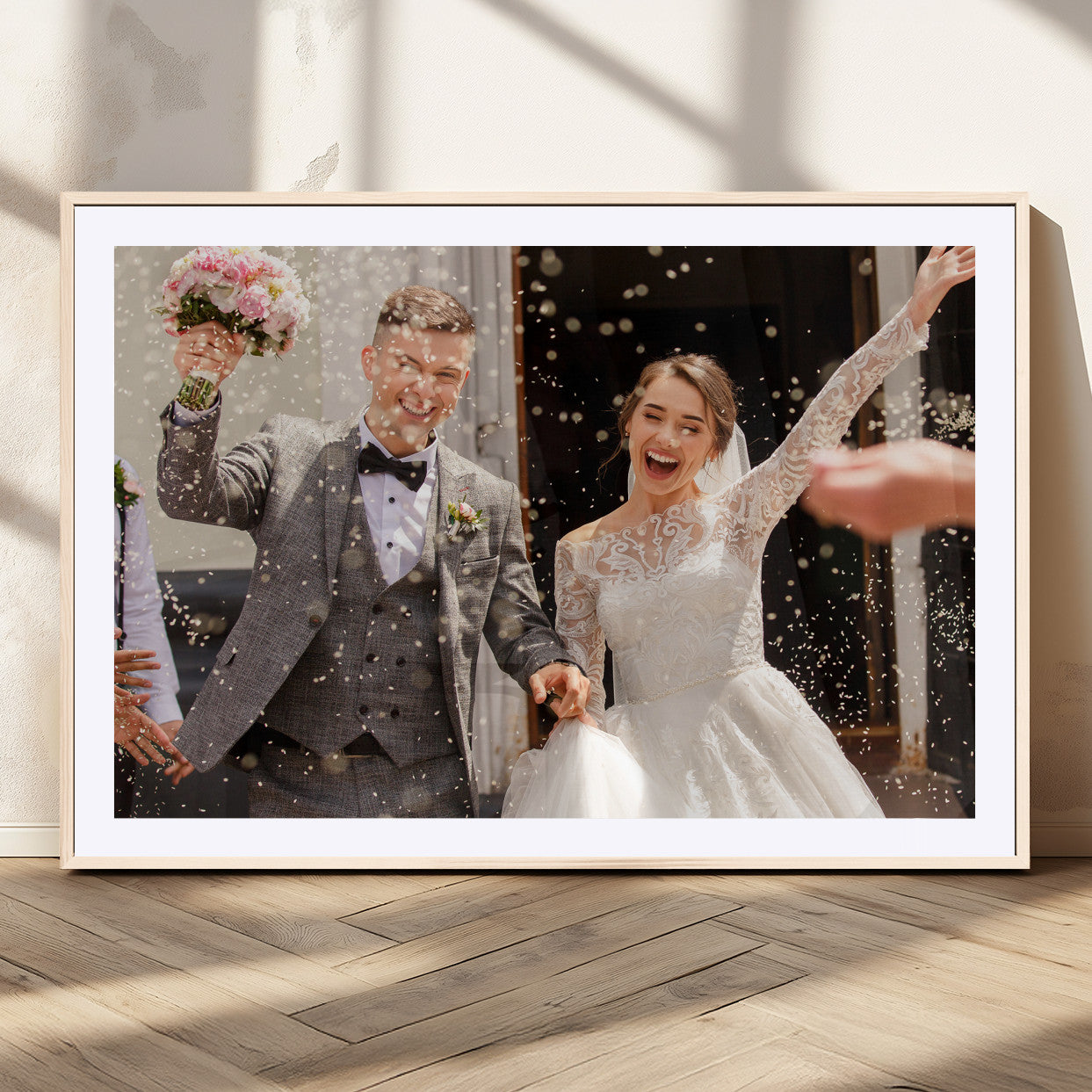 Framed Create Your Canvas Print - Personalized Wall Art for Home Decor Wall Art Print, Create Your Own Photo Canvas Print
