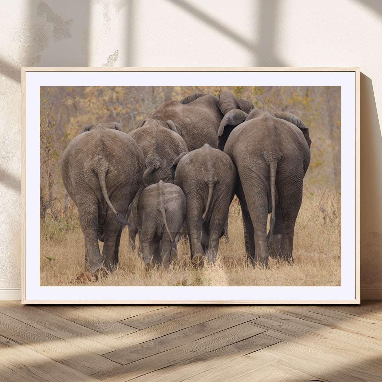 MGC-FP-36x24 - Wild Elephant Wall Art Canvas Print