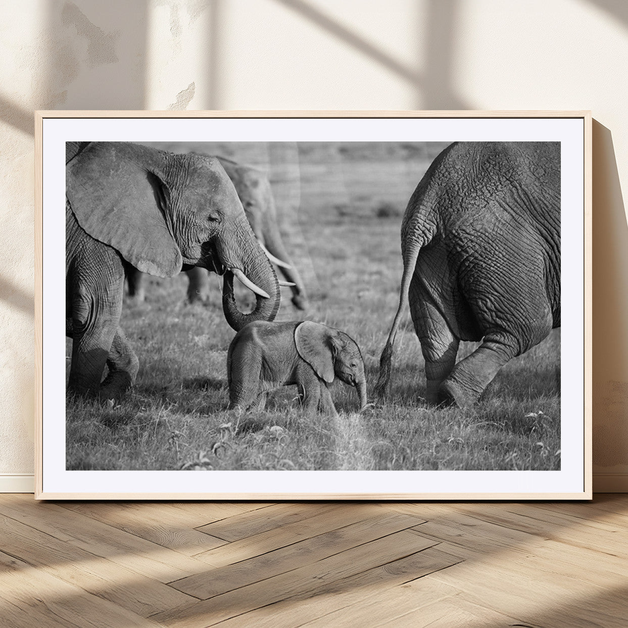 MGC-FP-36x24 - Wild Elephant Wall Art Canvas Print