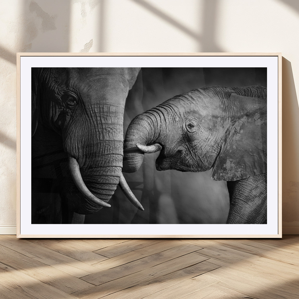 MGC-FP-36x24 - Wild Elephant Wall Art Canvas Print