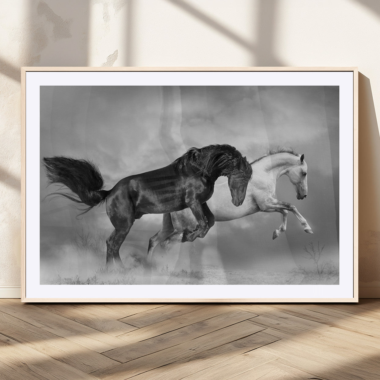MGC-FP-36x24 - Wild Horses Wall Art Canvas Print