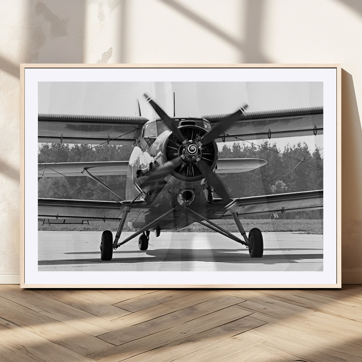 MGC-FP-36x24 - Wall Art Old War Plane Canvas Print