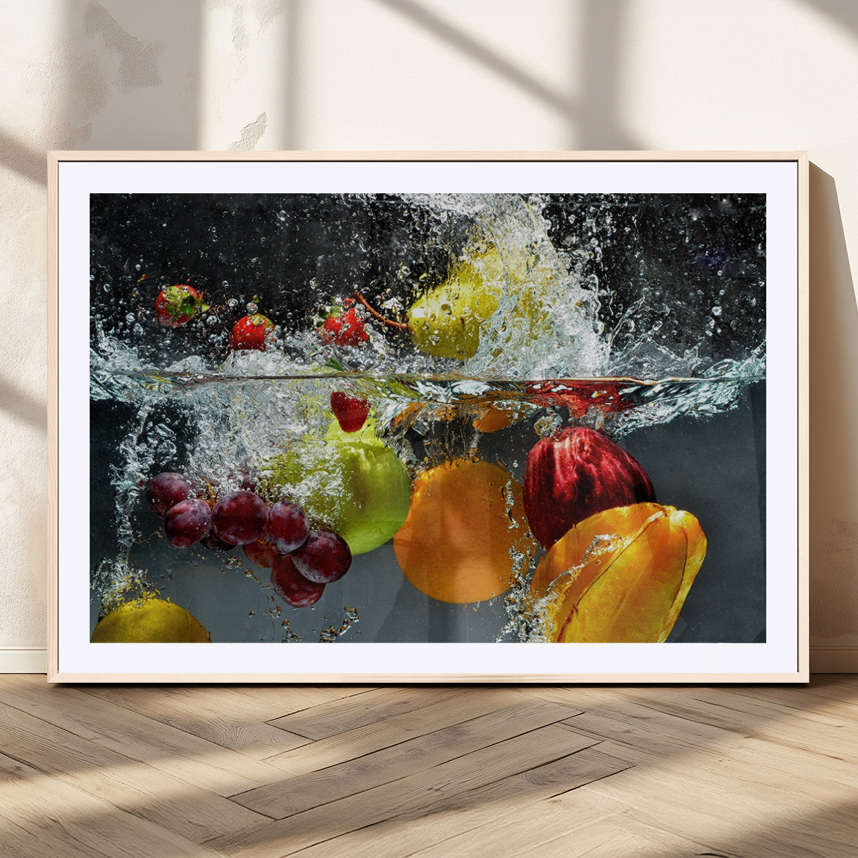 MGC-FP-36x24 - Kithen Vegetables World Wall Art Canvas Print