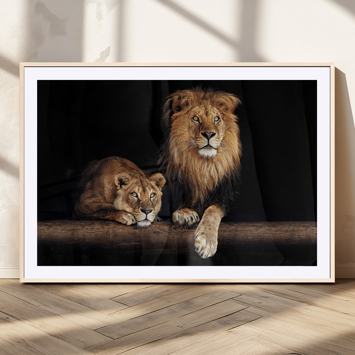 MGC-FP-36x24 - Lion Canvas Wall Art Animal Print