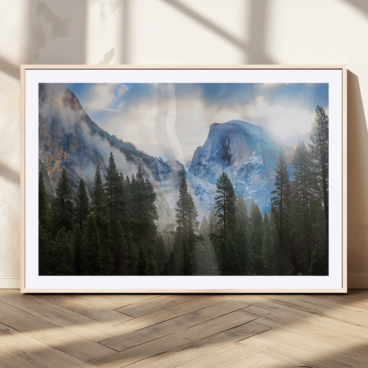 -Half Dome Yosemite Calinia Wall Art Canvas Print El Capitan
