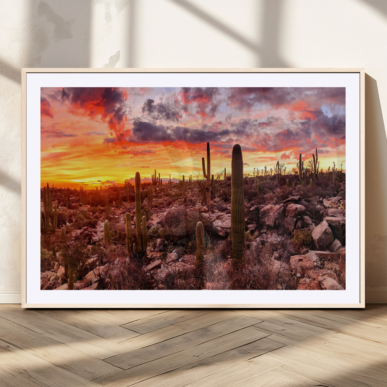 MGC-FP-36x24 - Arizona Desert Print, Western Cowboy Wall Art Print
