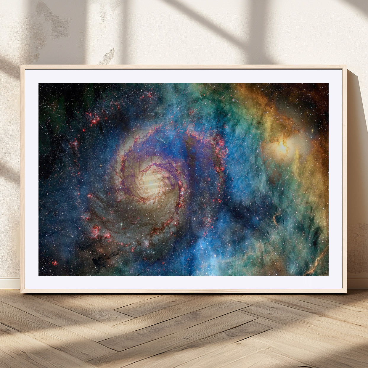 MGC-FP-36x24 - Spiral Galaxy Wall Art Canvas Print