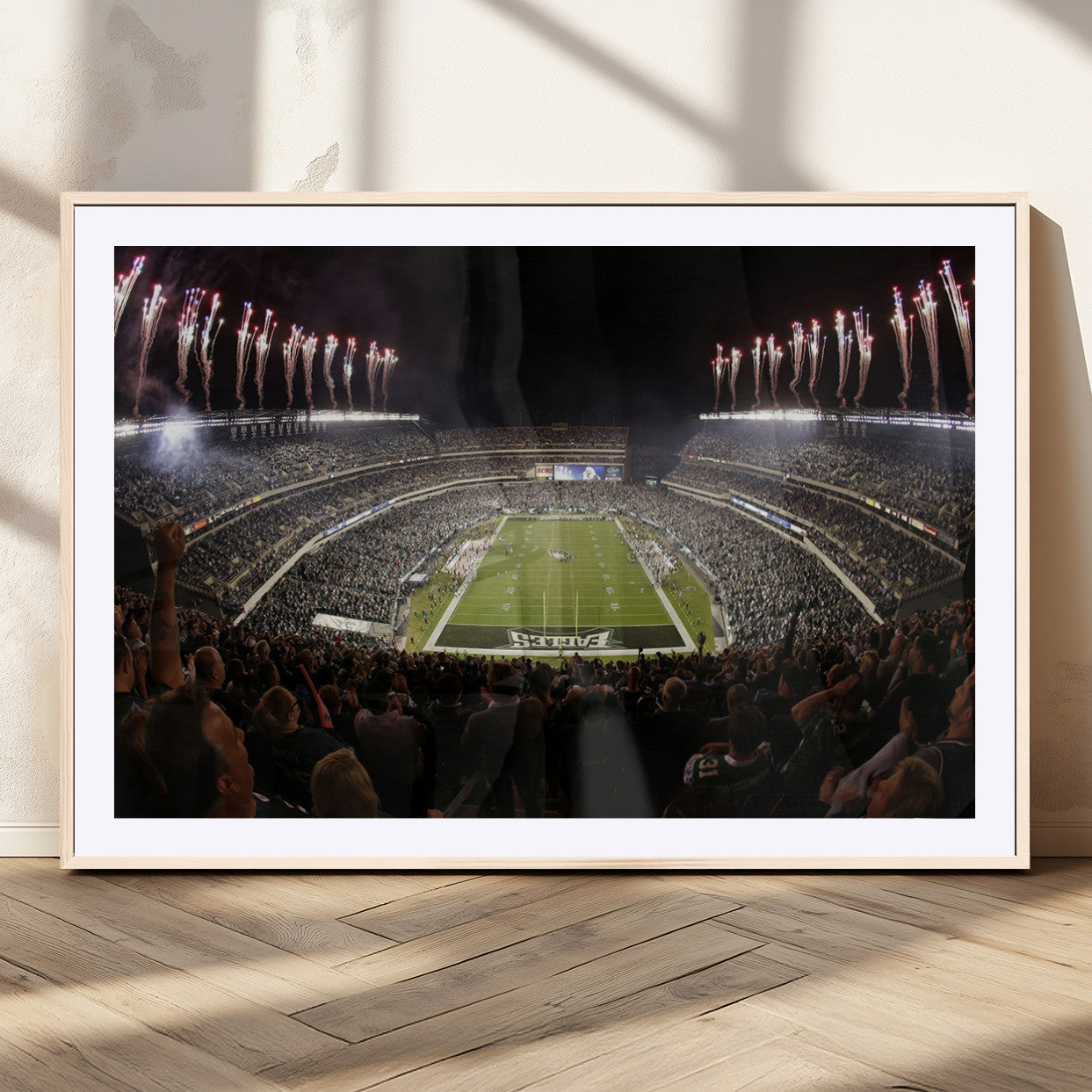 MGC-FP-36x24 - Eagles Field Stadium Wall Art - Philadelphia Eagles Football Team Print - Philadelphia Lincoln