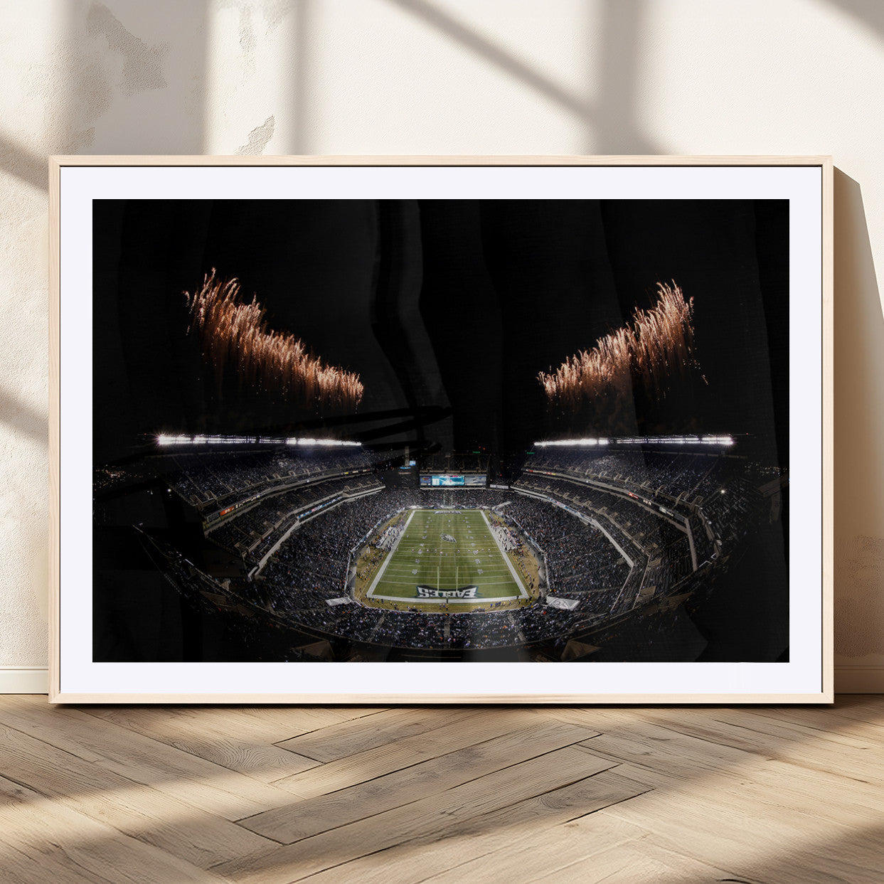 MGC-FP-36x24 - Eagles Field Stadium Wall Art | Philadelphia Eagles Football Team Print - Philadelphia Lincoln